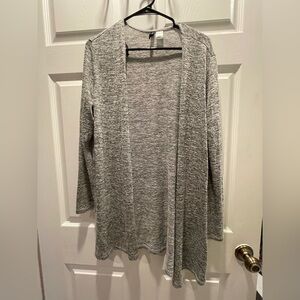 H&M Gray Knit Cardigan Sweater